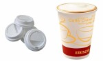 Eduscho Deckel für Hartpapier-Kaffe ebecher To Go,...