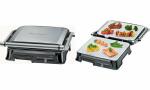 CLATRONIC Kontaktgrill KG 3571, ede lstahl/schwarz...
