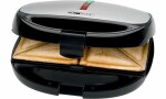 CLATRONIC Sandwich-Waffel-Grill ST/ WA 3670, schwarz-inox...