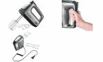 SEVERIN Handmixer HM 3832, 400 W, g rau-metallic /...