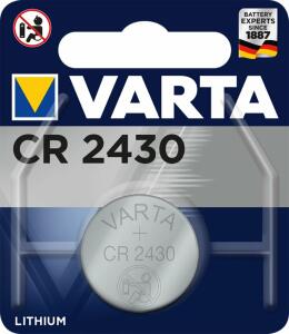 VARTA Knopfzelle Lithium - CR2430, 3 V, 1er Blister