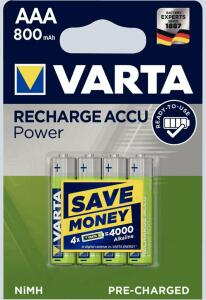 Ni-MH-Recharge Accu Micro AAA Ready2Use, 1,2V 800mAh Longlife