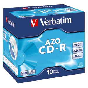 CD-Rohlinge 80 Min. 700MB 52-fach in Jewel Case