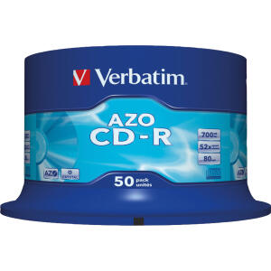 CD-Rohlinge 80 Min. 700MB 52-fach, 50-er Spindel
