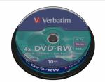 DVD Rohling -RW, 4,7 GB 4-fach, 10er Spindel