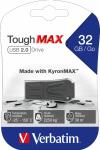 Speicherstick USB 2.0 32 GB ToughMAX, schwarz, Lese: bis...