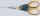 WESTCOTT Schere Titanium Non Stick, grau/gelb, abgerundet, gerade, symmetrisch,18 cm