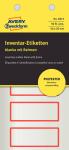 Zweckform Inventar-Etikett Polyester silber, rot, 50x20...