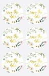 HEYDA Sticker Save Date rund 4 cm