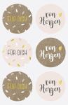 HEYDA Sticker für Dich rund 4 cm
