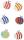 KNORR-PRANDELL Holz-Sticker Flotte Biene 12er