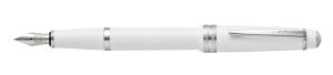 Cross Füllfederhalter Bailey Light Weiss/Chrom, Kunststoff, XF-Feder