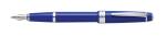 Cross Füllfederhalter Bailey Light Blau-Lack/Chrom,Kunststoff,XF-Feder