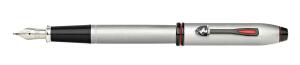 Cross Füllfederhalter Townsend Ferrari Chrom gebürstet Aluminium Grau, F