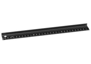 Schneidelineal Dahle 10683, Aluminium, eloxiert, 30 cm,schwarz