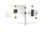 Durable Monitorhalter Tischklemme si für 1 Monitor und 1 Tablet