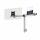Durable Monitorhalter Tischklemme si für 1 Monitor und 1 Tablet