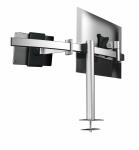 Durable Monitorhalter Tischdurchführun für 1 Monitor und 1 Tablet si