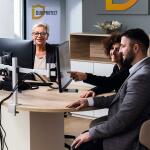 Durable Monitorhalter Tischklemme si 780x445x190mm für 2 Monitore
