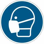 Durable Gebotsaufkleber Maske benutzen bl 430mm...