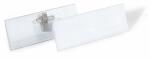 Durable Namensschilder Set 40x105mm tr 14St mit 42 Einsteckschildern