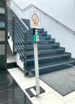 Durable Desinfektionsspender Tafel ws ohne Inhalt