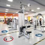 Durable Gebotsaufkleber Hände desinfizieren bl 43mm ablösbar