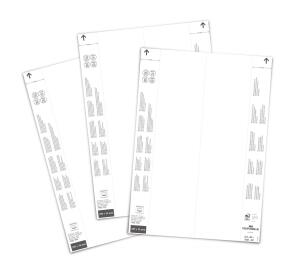 Durable Einsteckschilder 297x74mm ws 40St für Logistiktaschen