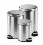 Durable Treteimer 30l si rd 36x65,5cm Edelstahl Fingerprint-proof