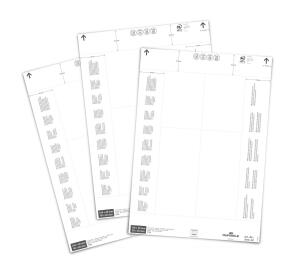 Durable Einsteckschilder 140/90x65 ws 80St für Logistiktaschen