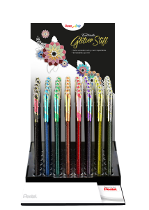 Pentel Display Glitzer Gel Dual 0,5mm