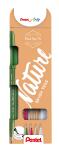 Pentel Kalligrafiestift Brush Sign 1x SES15 ol.gn, h-br,...