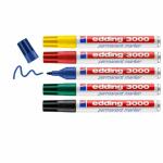 Edding Permanentmarker 3000 5er-Set sortiert basic