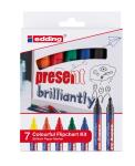Edding Colourful Flipchartset 7er-Set sortiert