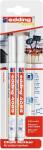 Edding Kreidemarker 4085 2er-Blister weiß