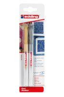 Edding Gelroller 2185 2er-Blister gold-silber