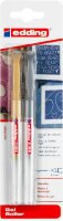 Edding Gelroller 2185 2er-Blister gold-silber