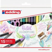 Edding Glanzlackmarker Kalligrafie 753 1er-Blister weiß