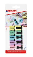 Edding Mini Textmarker 7 5er-Blister sortiert pastell