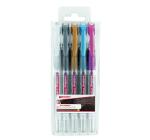 Edding Gelroller 2185 0,7 mm 5er-Set metallic+weiß