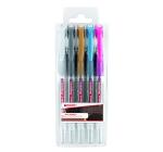 Edding Gelroller 2185 0,7 mm 5er-Set metallic+weiß