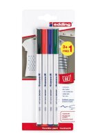 Edding Textilmarker 4500 4er-Blister sortiert Spaß BTS