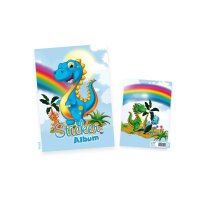 Herma Sticker Sammelalbum 16 Seiten A5 Dinos