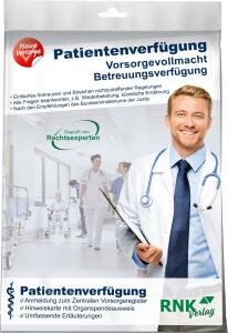 RNK Patientenverfügung DIN A4 Euroloch mit Betreuungsverf./Vorsorgevollm.