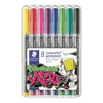 Staedtler Folienstift Lumocolor F perm 8St