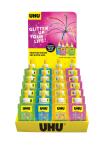 UHU Glitter Glue Flaschen 90g Display 24 Flaschen in Display