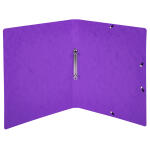 Exacompta EXACOMPTA Ringhefter - A4, 2-Ring, Ring-Ø 25 mm, Gummizug, violett