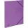 Exacompta EXACOMPTA Ringhefter - A4, 2-Ring, Ring-Ø 25 mm, Gummizug, violett