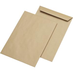 mayer-network Versandtaschen Recycling - B4, ohne Fenster, selbstklebend, 110 g/qm, braun, 250 Stück