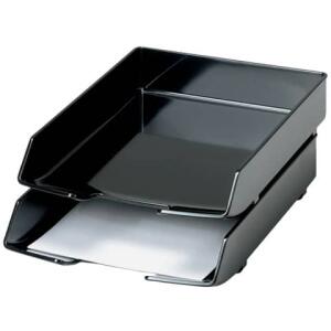 HAN Briefablage WAVE EXCLUSIV, DIN A4/C4, schwarz